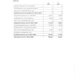 Reserves summary in the Harbour Project Financial Statements 2024, outlining designated, restricted, and unrestricted reserves.